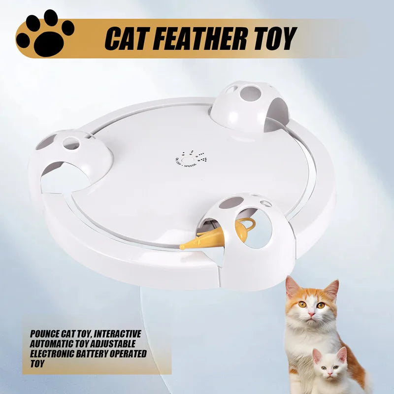 Interactive Mouse Pounce Cat Toy